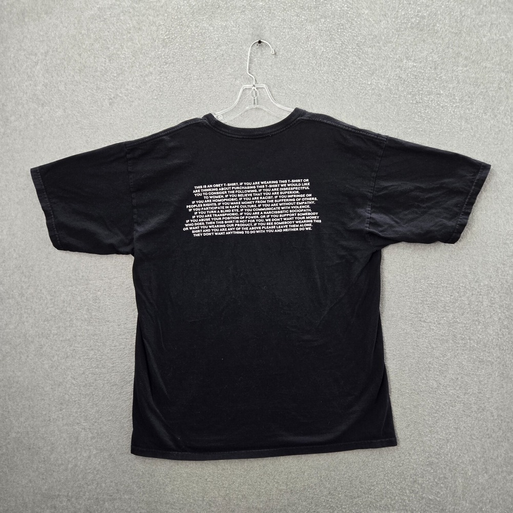 Obey Men Shirt XL Black Dont Want Anything To Do With You Neither Do We Tee READ